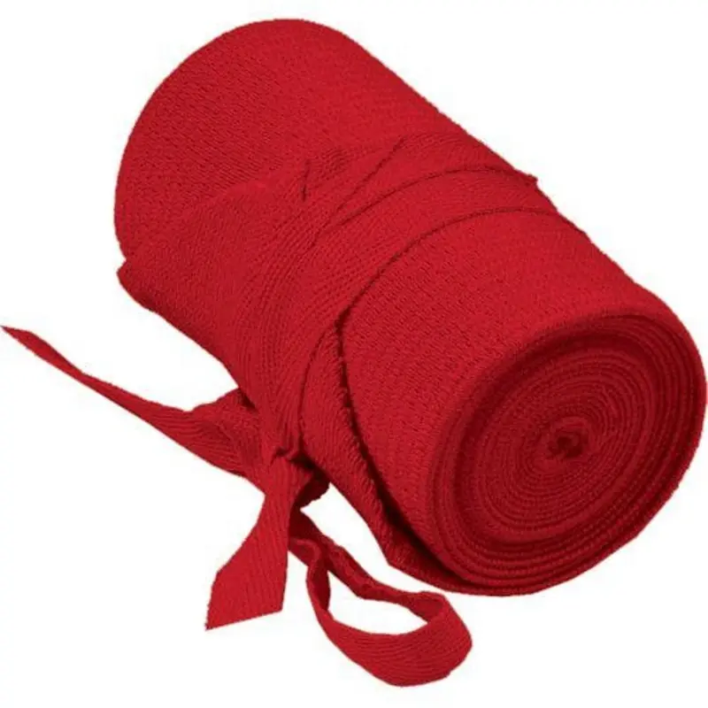 Mackey Elastic Tail Bandage For Horses - Red