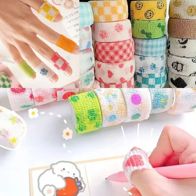 Dreamons Studio Multicoloured (8#) Self Adhesive Stretch Bandage Adherent Tape