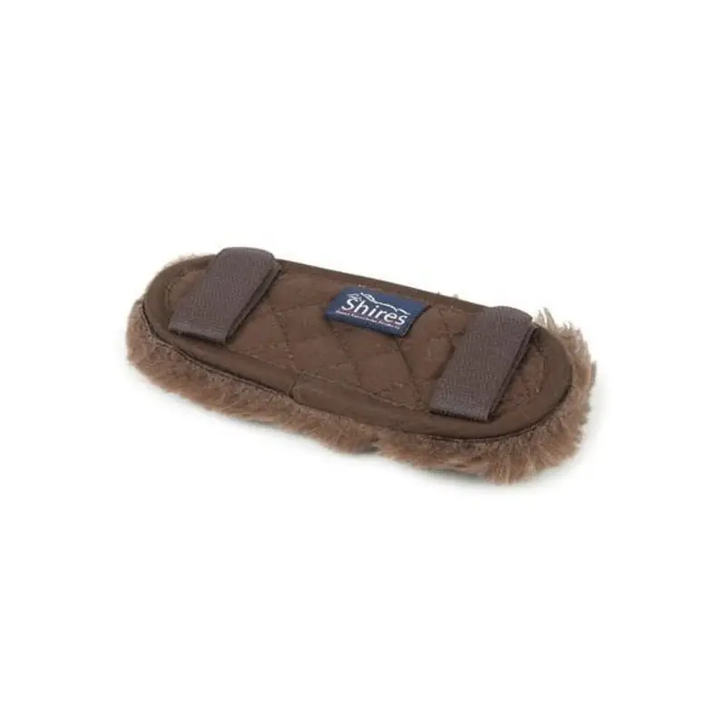 Shires Performance Supafleece Chin Guard - 6" Brown Size 6