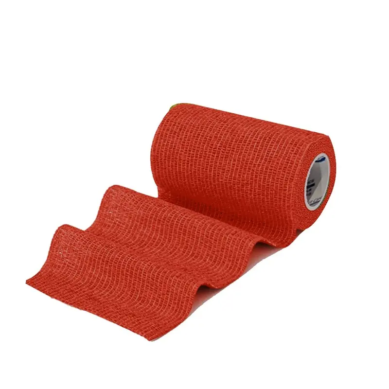 Equimed Unisex 10Cm Vetwrap Wrap -  Blood Red Single
