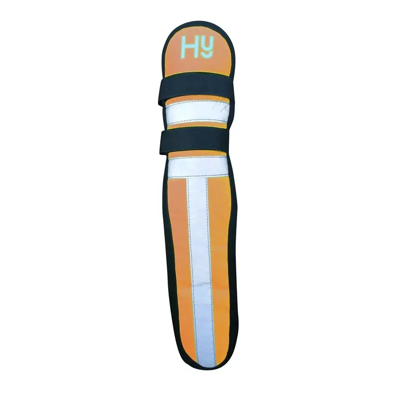 Hy Unisex Equestrian Reflector Hi Viz Tail Guard - Orange