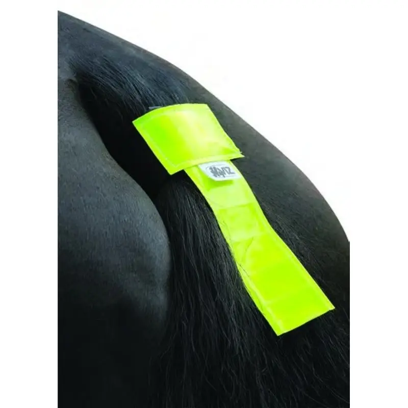 Hy Equestrian Hyviz Reflective Tail Band - Yellow