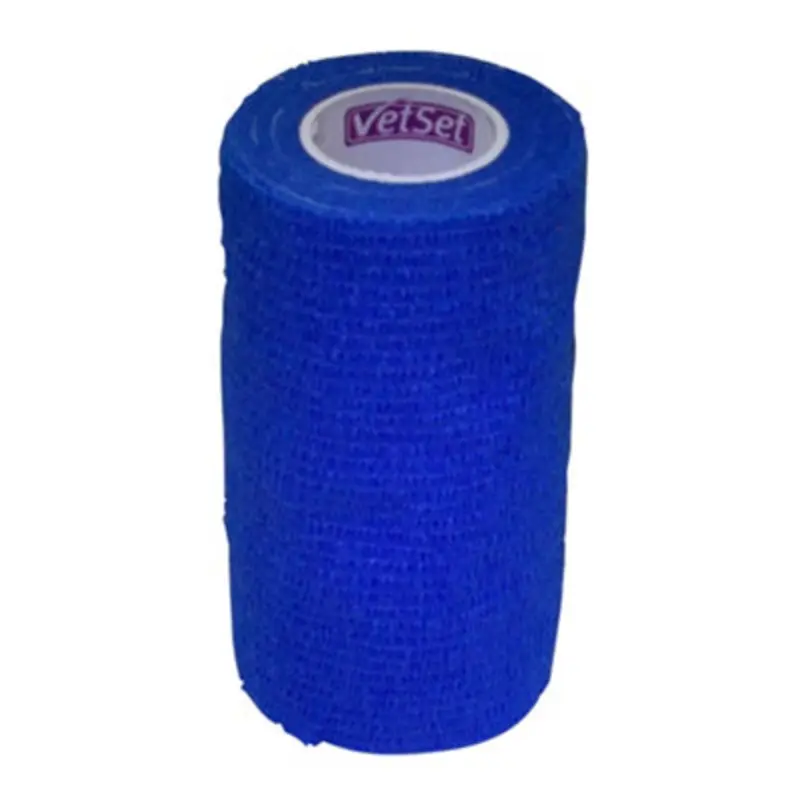 B&Q Blue Wraptec Cohesive Bandage (100Mm) 4.5M