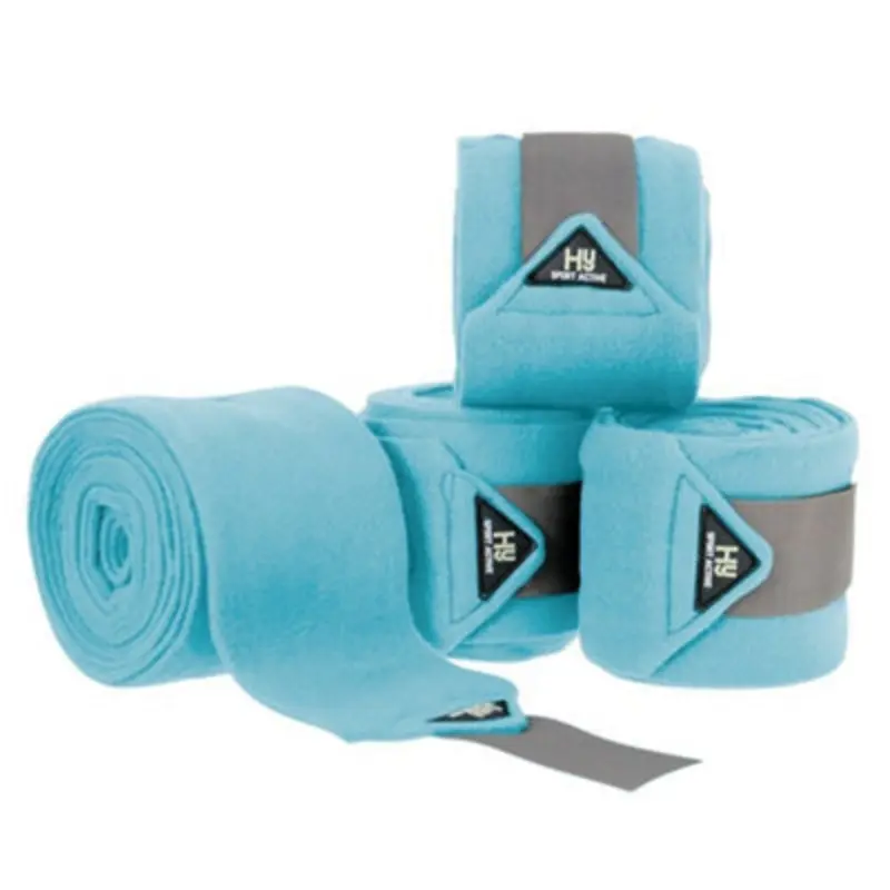 Hy Sport Horse Tail Bandage (Pack Of 4) (Cob/Full) Sky Blue