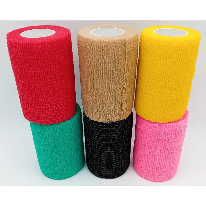 New 3M Vet Wrap Self-Adherent 7.5Cmx5m Mixed Colours Pack Of - Ref: Vet004 Size 1