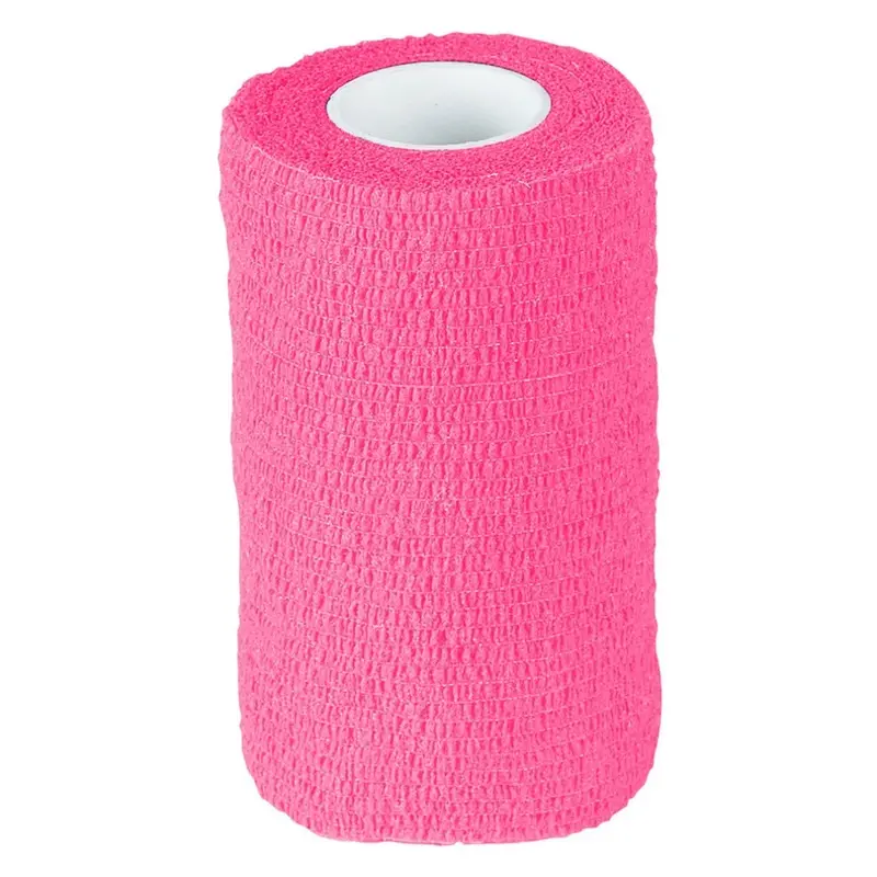 Shires Pink (2M X 10Cm, ) Horses Cohesive Bandages (Pack Of 12) 2M