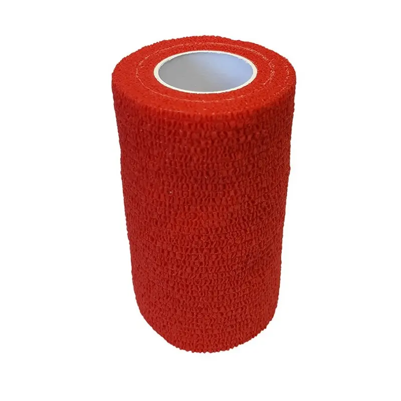 Shires Red (2M X 10Cm, ) Horses Cohesive Bandages (Pack Of 12) 2M