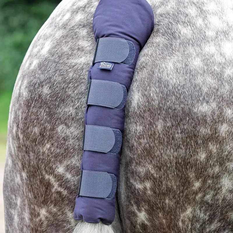 Shires Unisex Blue Padded Tail Guard - Navy