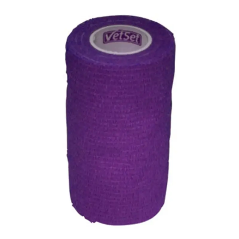 B&Q Purple Wraptec Cohesive Bandage (100Mm) 4.5M
