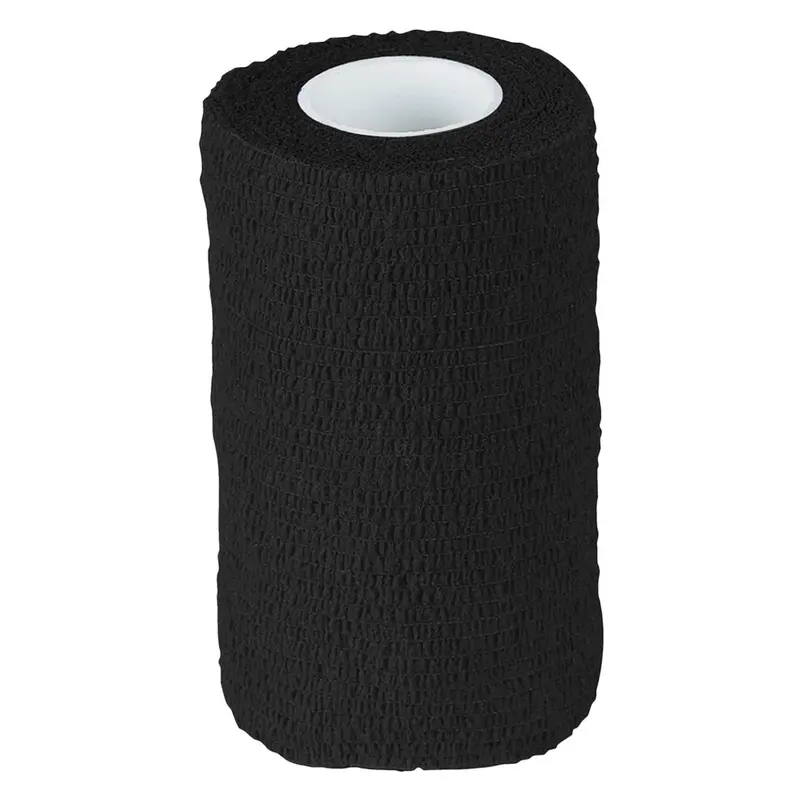 Shires Black (2M X 10Cm, ) Horses Cohesive Bandages (Pack Of 12) 2M