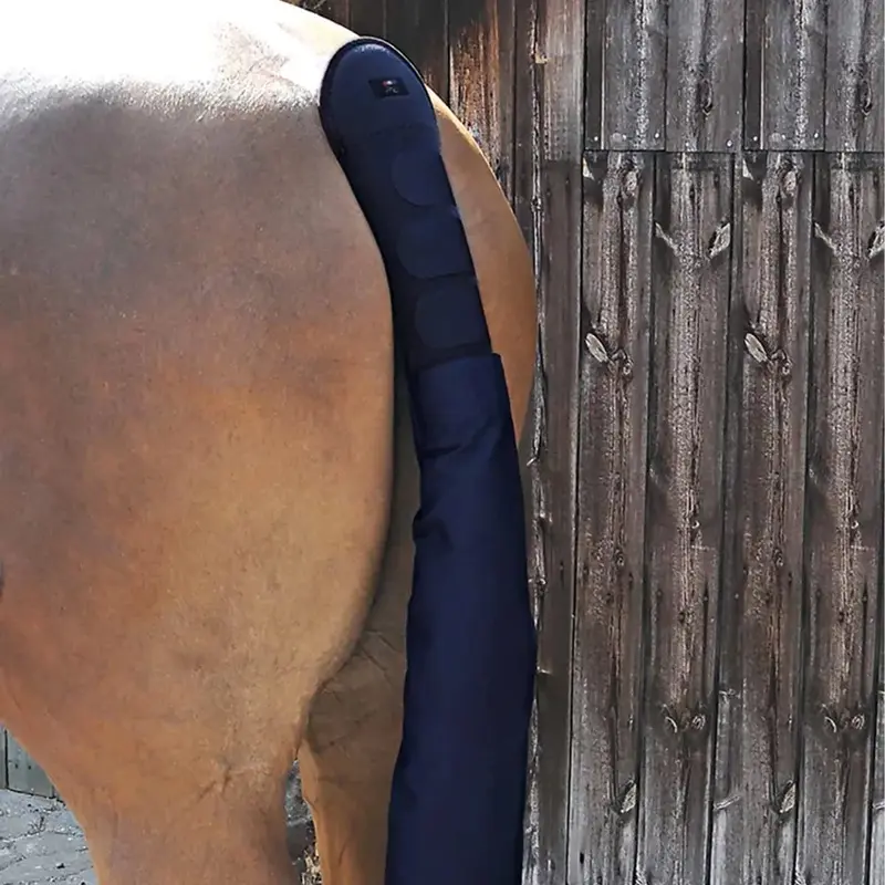 Premier Equine Int. Unisex Blue Premier Equine Padded Tail Guard With Tail Bag - Navy