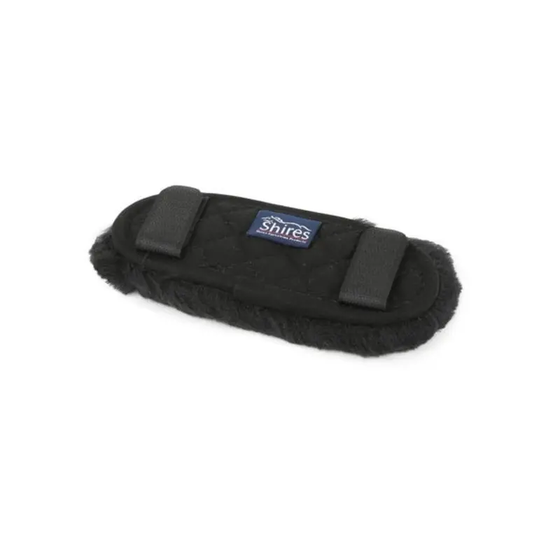 Shires Performance Supafleece Chin Guard - 6" Black Size 6