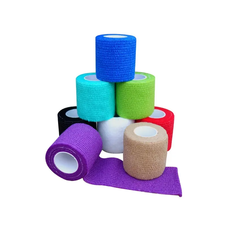 3M Vet Wrap Self-Adherent 5Cmx5m Mixed Colours Pack Of - Ref: Vet003 Size 1