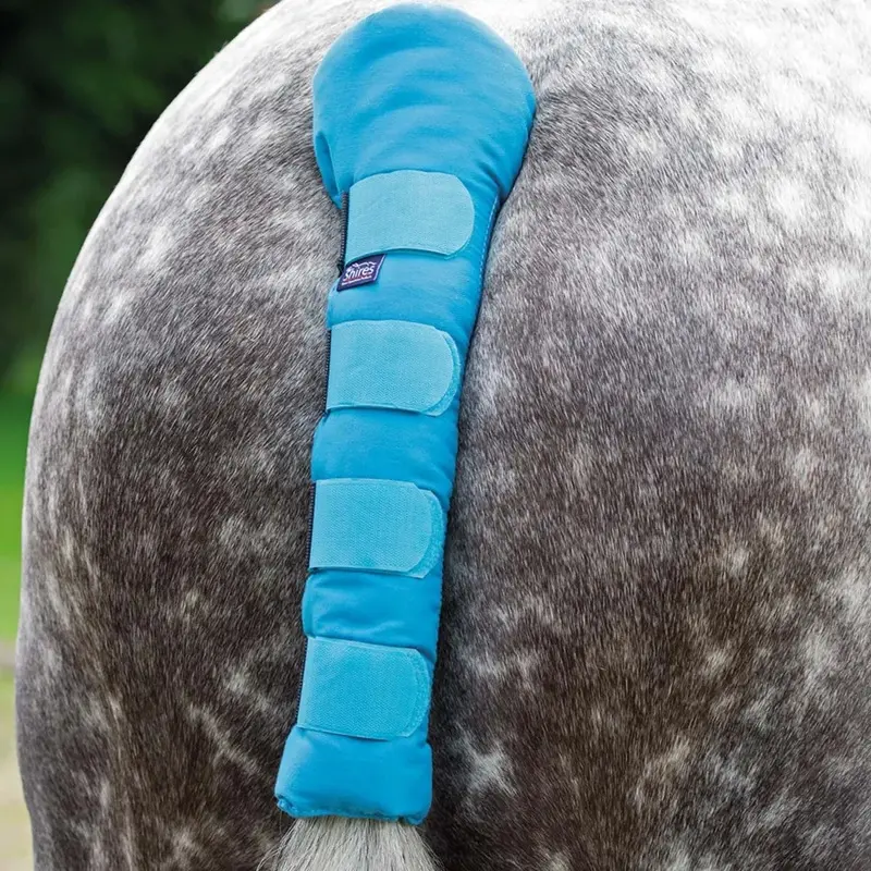 Shires Unisex Blue Padded Tail Guard - Bright