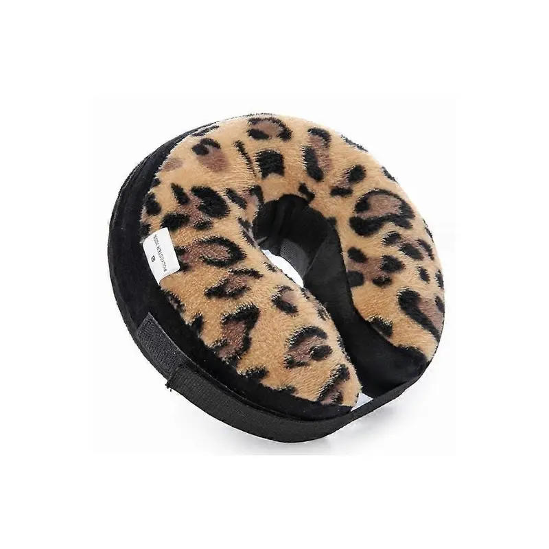Brown (S, ) Protective Inflatable Collar For Dogs And Cats,Soft Pet Recovery Collar Does