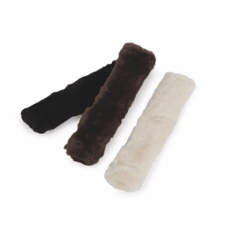 Shires Performance Superfleece Noseband Sleeve 35CM: Natural Colour: N