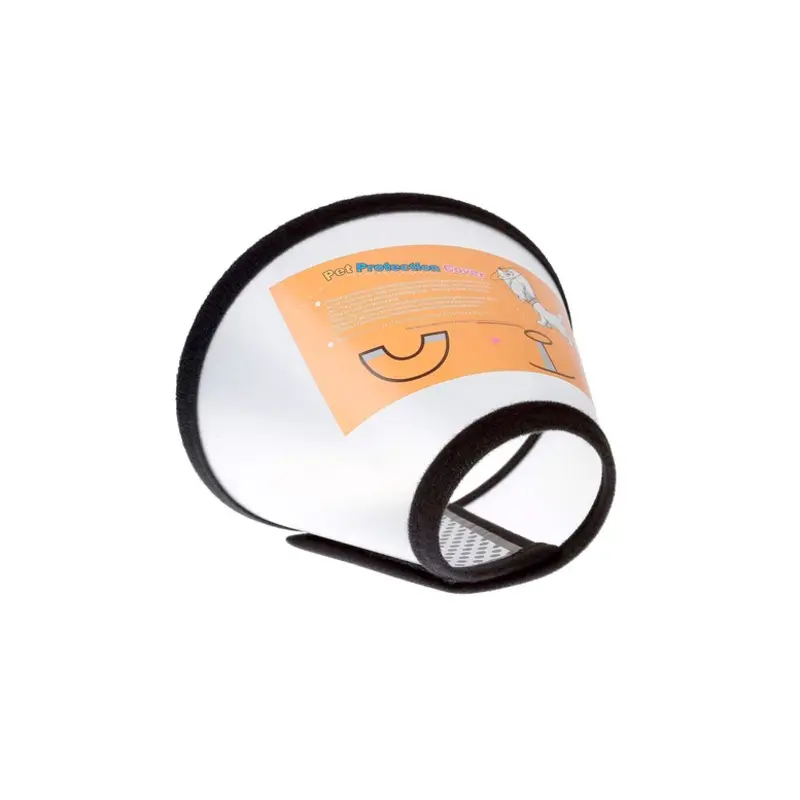 Adjustable Dog Recovery Collar - Soft Protective Neck Cone, 6 Sizes | Wowcher