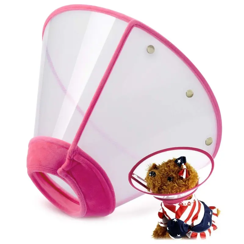 First And Main Adjustable Pet Recovery Collar Cat Cone Us Patented Product Soft Edge
