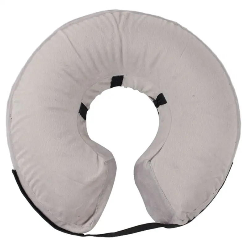 Grey Protective Inflatable Collar For Dogs And Cats Small