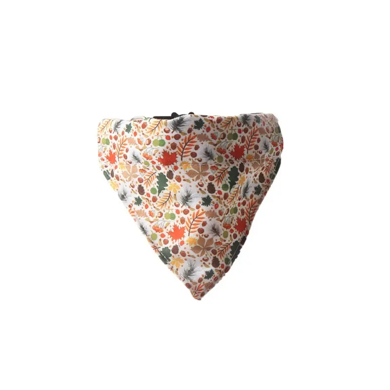 (StyleI) Pet Collar New Thanksgiving Elements Maple Leaf Pumpkin Collar Series Cat