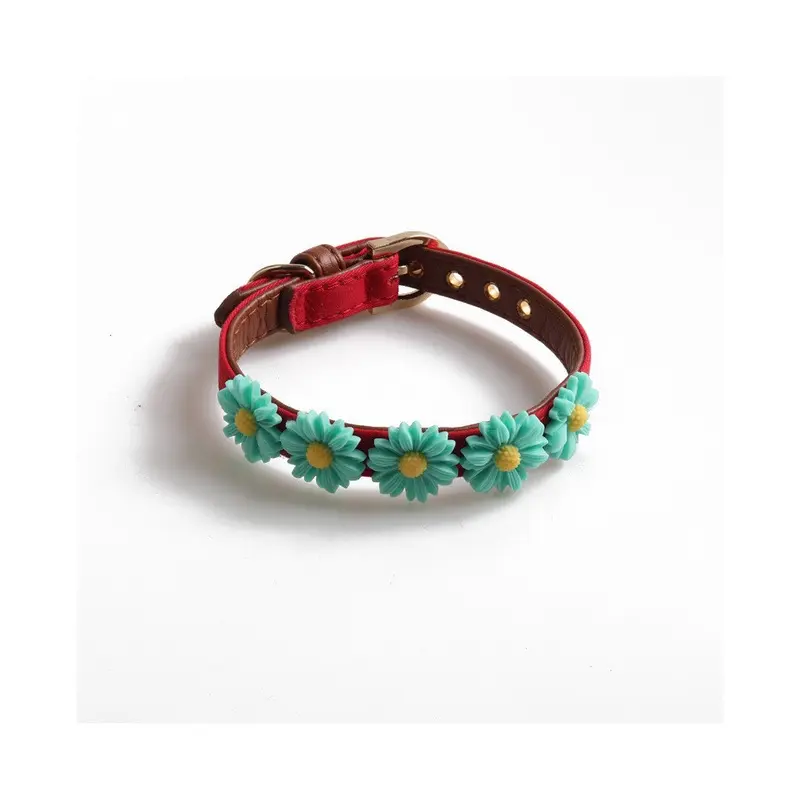 (StyleL) Pet New Collar Daisy Flower Element Multicolor Selection Adjusted Be Can