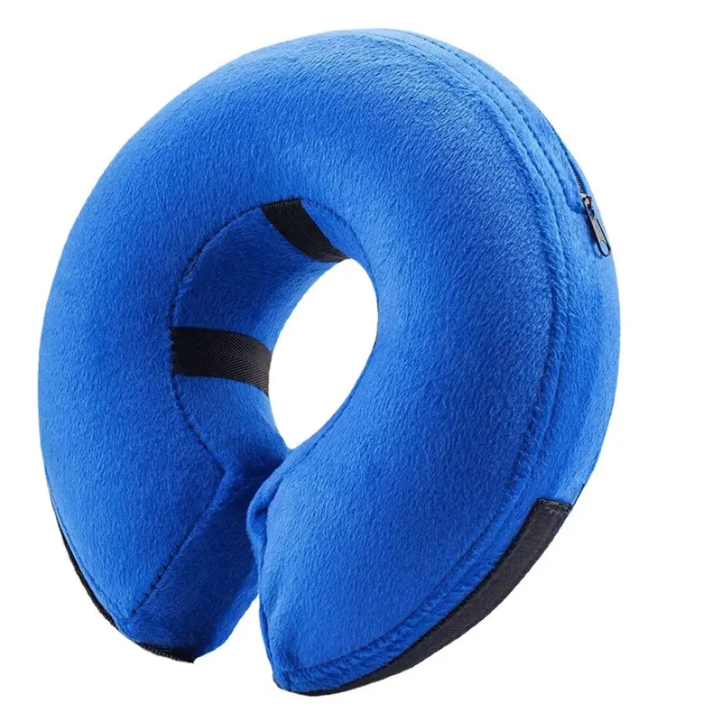 Blue (, Xs) Inflatable Dog & Cat Collar, Soft Protective Recovery Cone