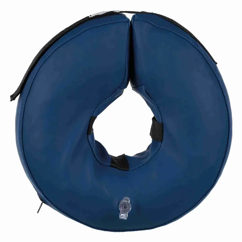 TRIXIE protective collar, inflatable, M-L, blue