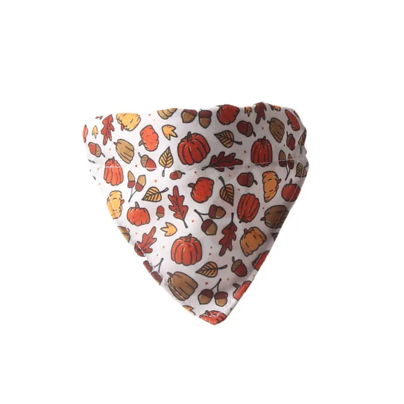 (StyleK) Pet Collar New Thanksgiving Elements Maple Leaf Pumpkin Series Collar Cat