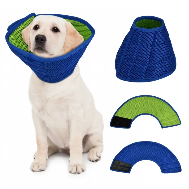 Nivofu Blue Collar For Dogs, Adjustable Protective Collar, Lightweight Cone Collar