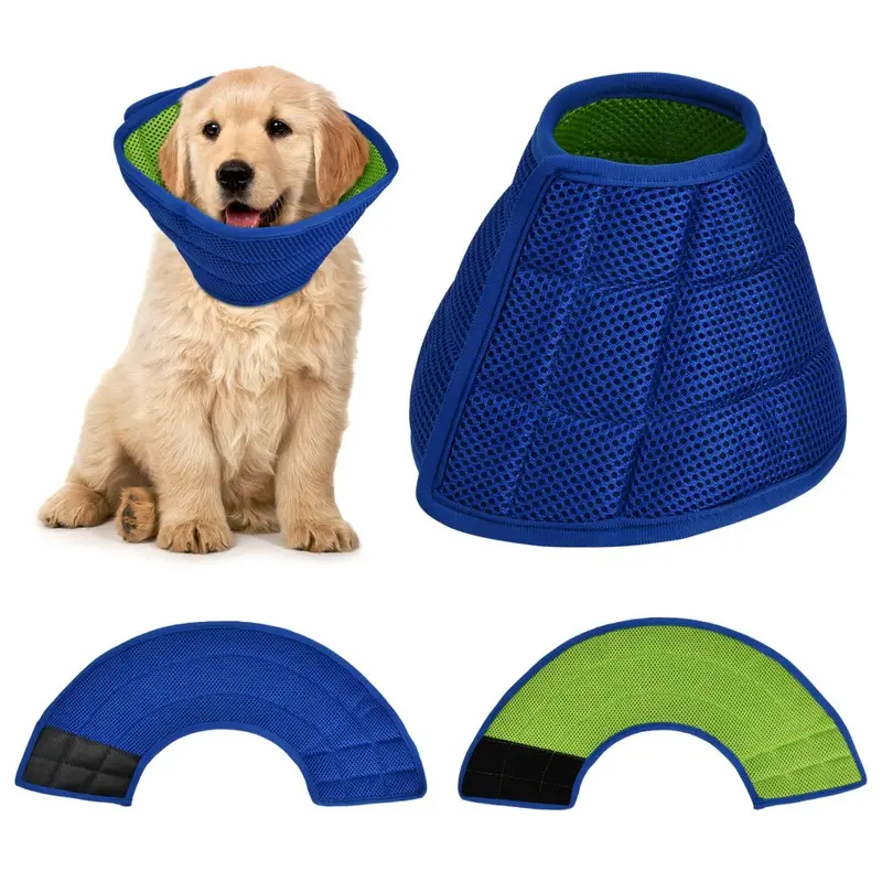 Nivofu Blue Collar For Dogs, Adjustable Protective Collar,Lightweight Cone Collars