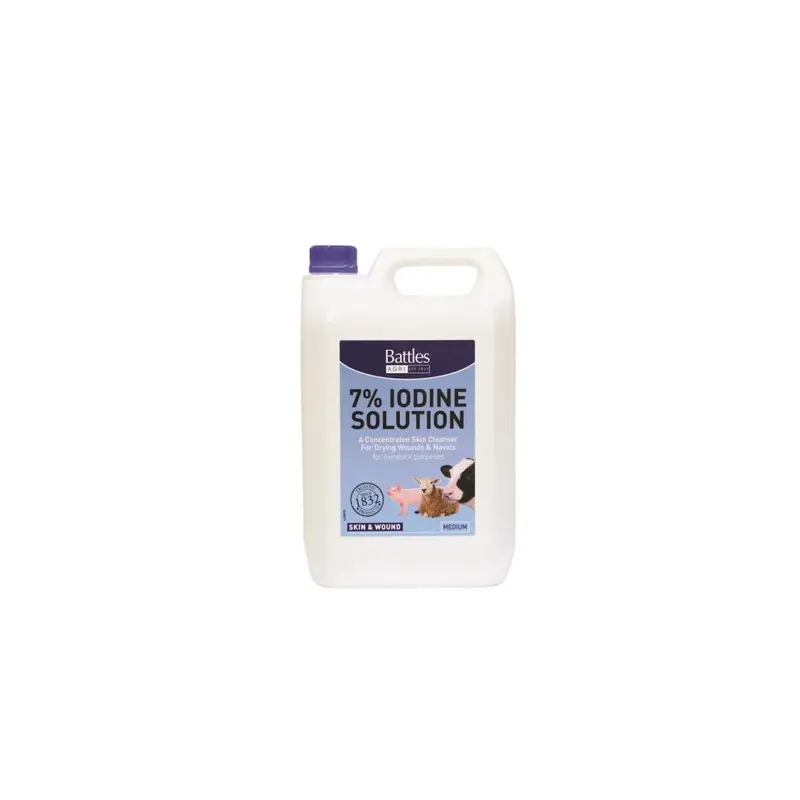 Battles (One Colour, Litre) Strong Iodine Solution Size 5