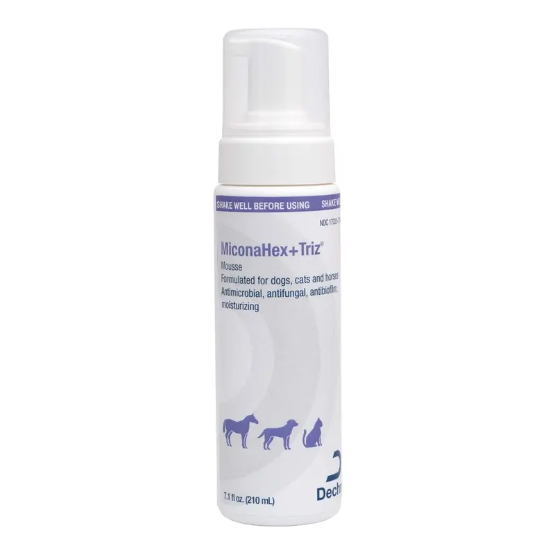 Miconahex+Triz Mousse For Dogs Cats And Horses 7.1 Oz 7.1Oz