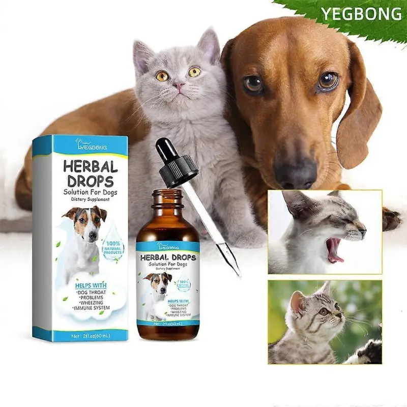 (1pcs) Yegbong Cough Drops Treat Pet Cough Care Pure Natural Mild Non-irritating