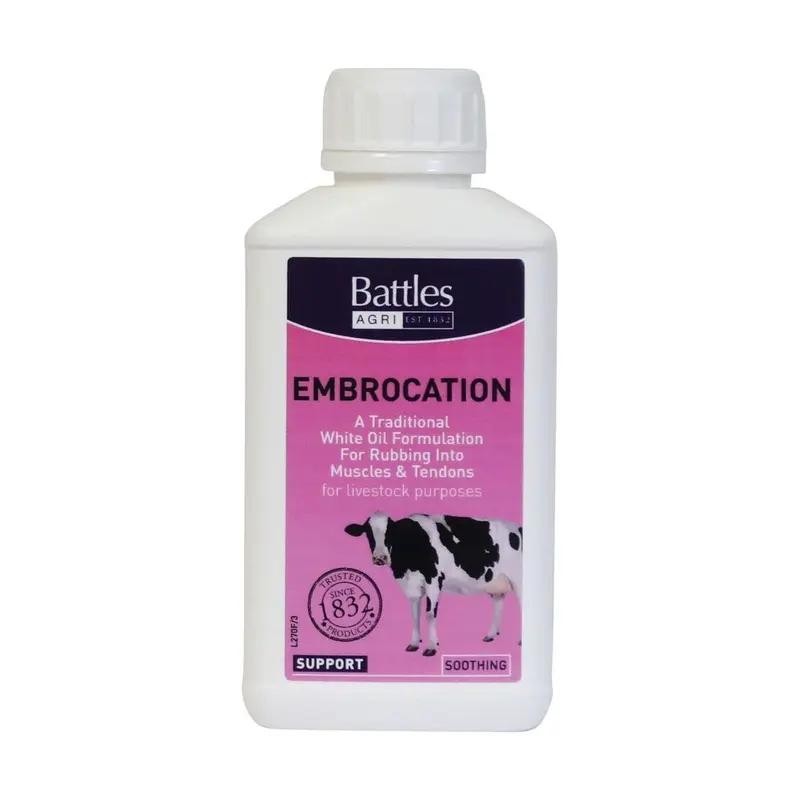 Battles Embrocation For Livestock - Bottle White 250Ml