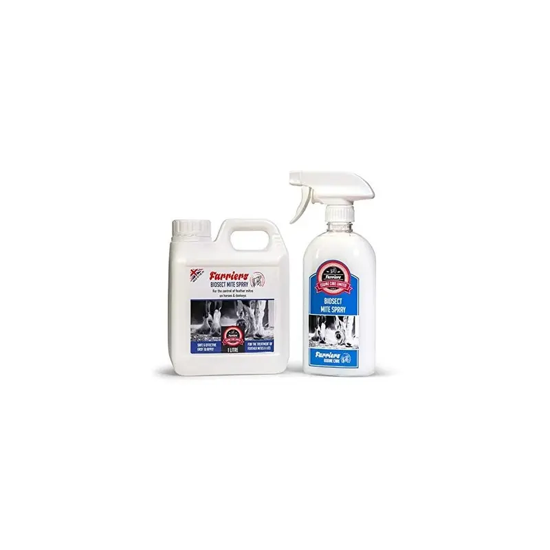Farriers Feather Mite Treatment For Horses (Twin Pack) Litres Size 1.5