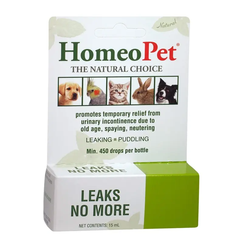 Homeopet Leaks No More Urinary Incontinence Relief For Pets Milli Size 15