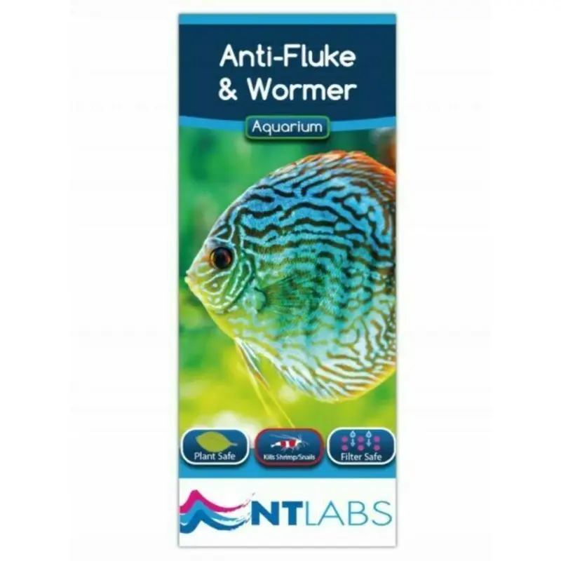NT Labs Aquarium Treatment Anti-fluke and Wormer - 20ml