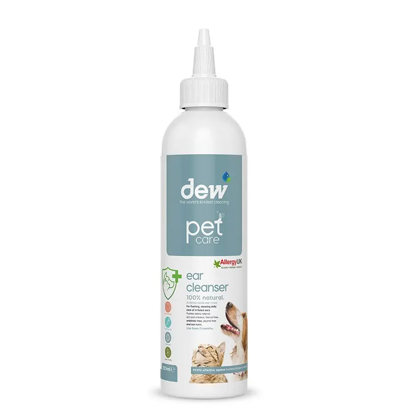Dew Natural Ear Cleanser For Pets 250Ml