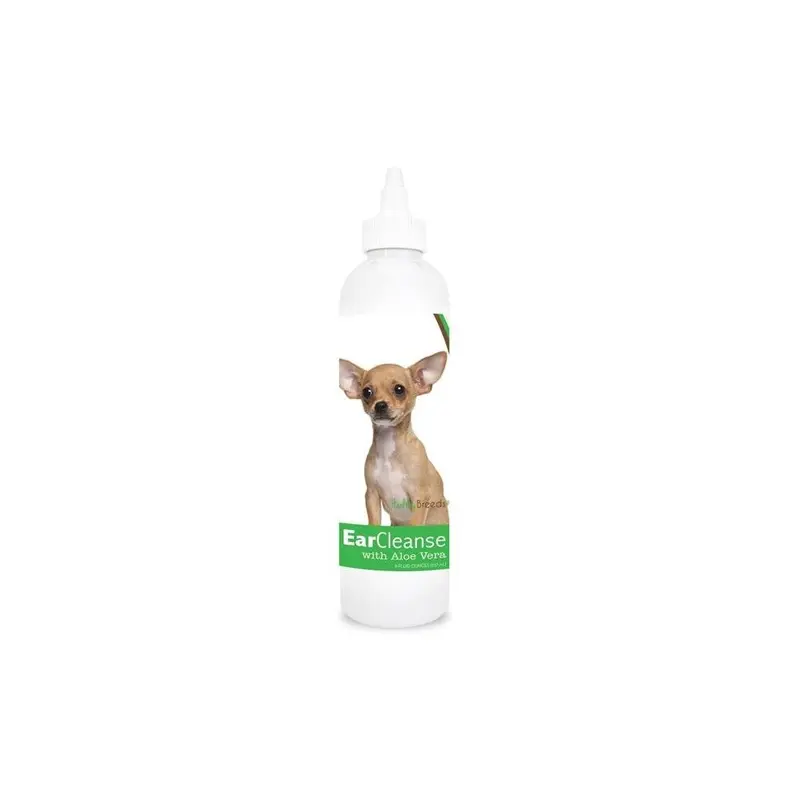 Healthy Breeds 8 Oz Chihuahua Ear Cleanse With Aloe Vera Cucumber Melon 8Oz