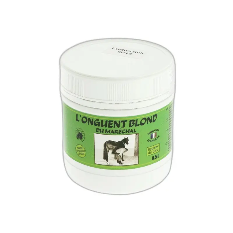 La Gamme Du Marchal Blanc Hoof Care For Horses Onguent Blond - Pot 500 Ml