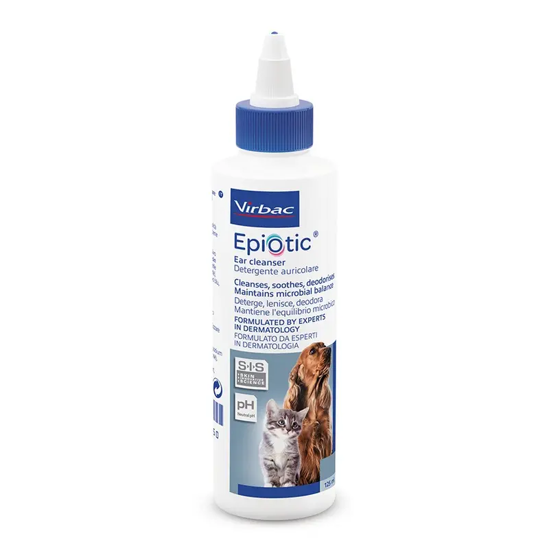 Virbac Epiotic Ear Cleaner For Cats And Dogs 125Ml
