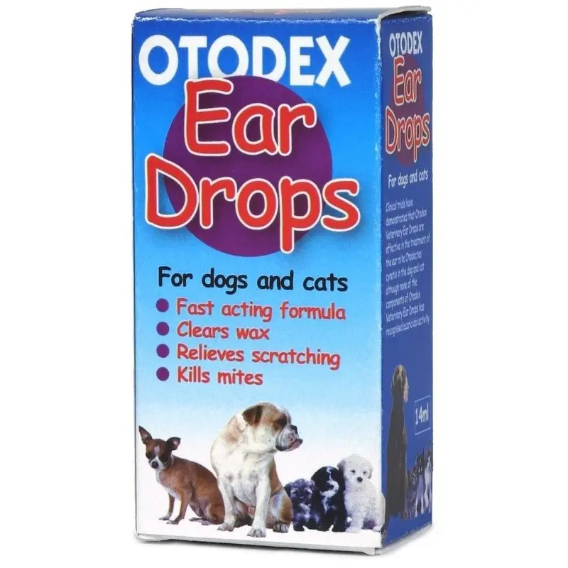 3X (Otodex) Veterinary Ear Drops 14Ml Size 3