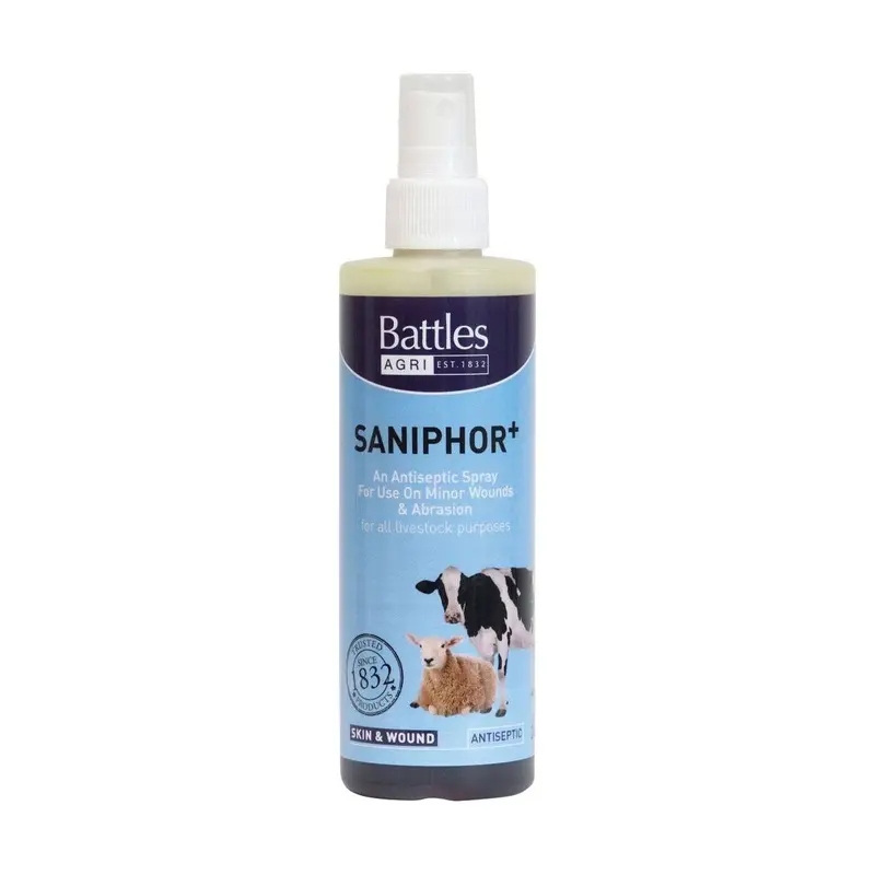 Battles Saniphor Antiseptic Treatment Of Wounds For Horses - Spray 240Ml