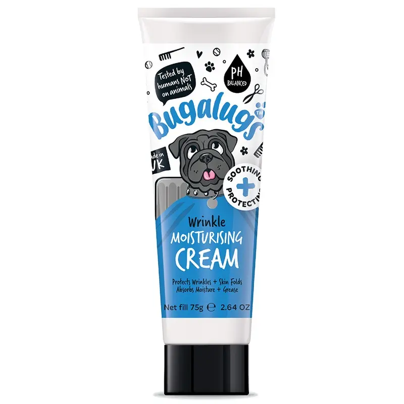 Bugalugs Fragrance Free Wrinkle Cream For Dogs & Cats 75G