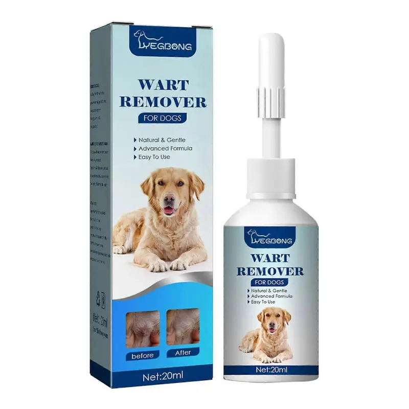 Dog Wart Remover 20ml/0.7oz Natural Painless Dog Warts Removal Treatment