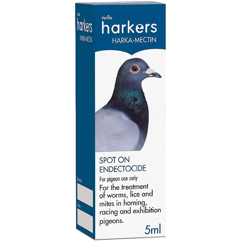 Kebonds Petlife Harkers Harka-Mectin Spot On Drops For Pigeon, 5 Ml 5Ml