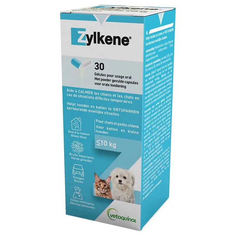 Vetoquinol Zylkene Capsules 75Mg For Small Dogs Or Cats