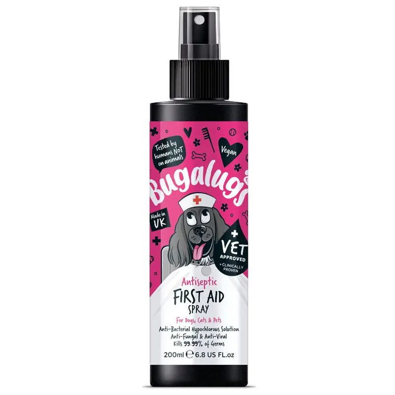 Bugalugs Antiseptic First Aid Spray - : 200Ml