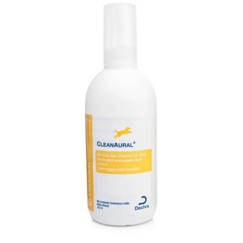 New Dechra Limited Cleanaural Ear Cleaner Cleansing Solution For Dogs 250Ml