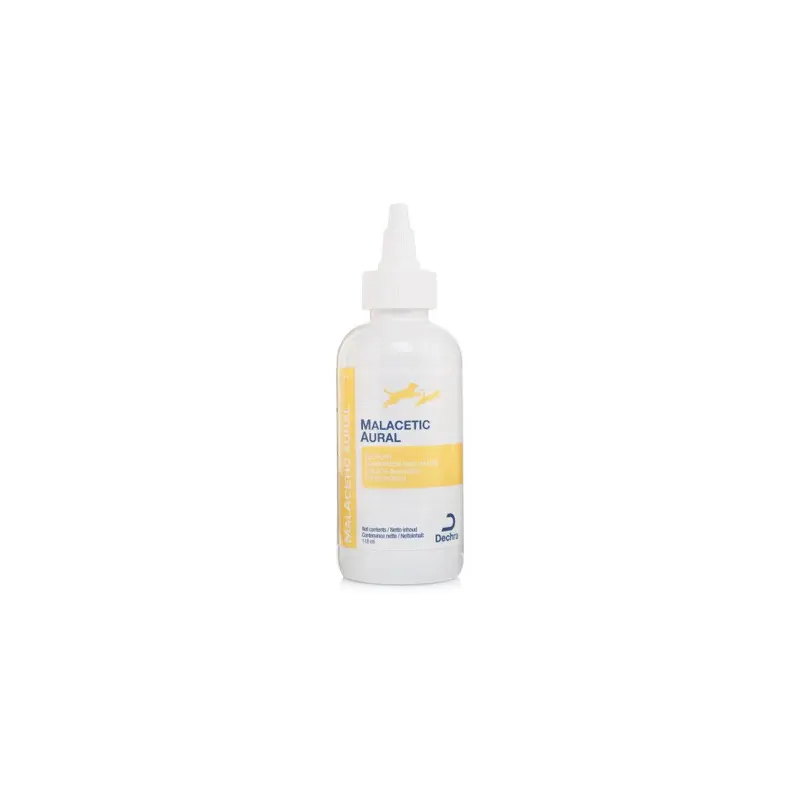 Dechra Limited Malacetic Aural Ear Cleaner For Cats And Dogs 118Ml Large